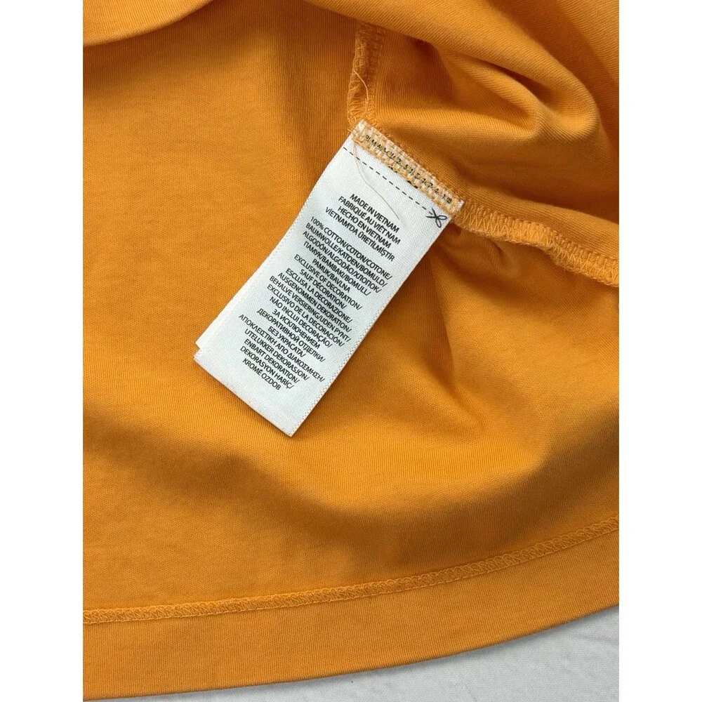 Polo Ralph Lauren Polo Shirt Mens LG Orange Custom Fit Short Sleeve